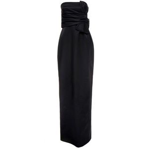 NWT Raoul Black Satin Gown
